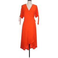Topshop Cocktail Dress - Wrap: Orange Dresses - Used - Size