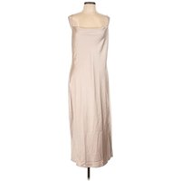 The Occasion by Old Navy Casual Dress - Slip dress: Tan Solid Pattern Dresses - Used - Size Large Petite