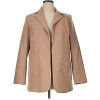 Blazer Jacket: Tan Jackets & Outerwear - Size X