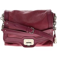 Cole Haan Leather Crossbody Bag: Burgundy Bags