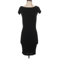 John Eshaya Cocktail Dress - Sheath: Black Solid Pattern Dresses - Used - Size Small Petite
