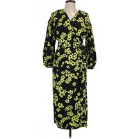 Topshop Cocktail Dress - Wrap: Yellow Dresses - Used - Size