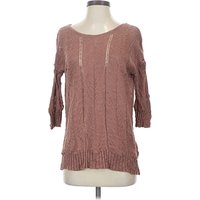 Knitted & Knotted 3/4 Sleeve Top Brown Boatneck Tops - Used - Size X