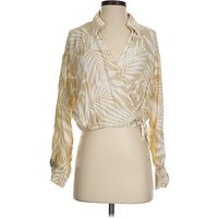 Dress Forum Long Sleeve Blouse: Gold Tops - Used