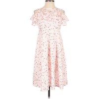 Casual Dress: Pink Floral Pattern Dresses - Used - Size X