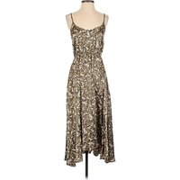 Mia Joy Cocktail Dress: Green Paisley Pattern Dresses - Used - Size X