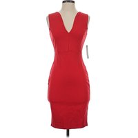 Lulus Cocktail Dress - Bodycon: Red Dresses - Used