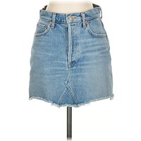 AGOLDE Denim Skirt: Blue Bottoms - Size