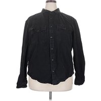 Old Navy Denim Jacket: Black Jackets & Outerwear - Size 2X