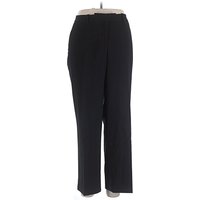 Calvin Klein Dress Pants - High Rise: Black Bottoms - Size 16 Petite