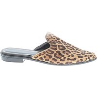 Dolce Vita Mule/Clog: Tan Animal Print Pattern Shoes - Size