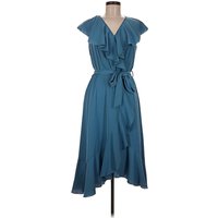 Prettygarden Cocktail Dress - Wrap: Teal Dresses - Used