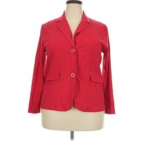 Blazer Jacket: Red Jackets & Outerwear - Size 2X