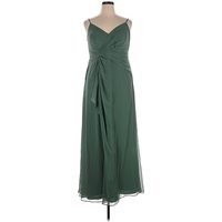 Azazie Cocktail Dress - Bridesmaid: Green Dresses - New - Size