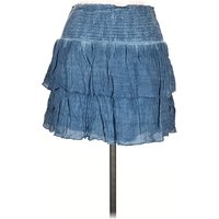 White Crow Denim Skirt: Blue Bottoms