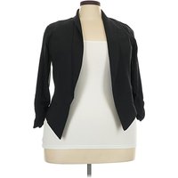 Torrid Blazer Jacket: Black Jackets & Outerwear - Size 2X Plus