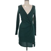 Row A Cocktail Dress - Wrap: Teal Dresses - Used