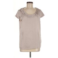 H&M Short Sleeve Top Gray Cowl Neck Tops - Used - Size