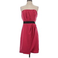 The Limited Cocktail Dress - Bridesmaid: Red Solid Pattern Dresses - Used - Size