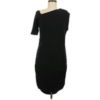 LNA Cocktail Dress - Sheath: Black Solid Pattern Dresses - Used