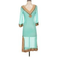 Lisa Curran Swim Cocktail Dress: Teal Dresses - Used