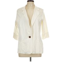Betsey Johnson Blazer Jacket: Red Floral Pattern Jackets & Outerwear