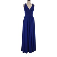 Hailey by Adrianna Papell Cocktail Dress - Bridesmaid: Blue Dresses - Used - Size