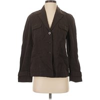 Chico's Blazer Jacket: Brown Jackets & Outerwear