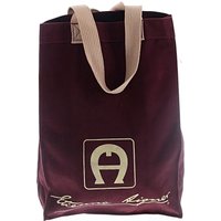 Etienne Aigner Tote Bag: Burgundy Bags
