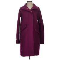 J.Crew Wool Coat: Purple Jackets & Outerwear - Size 2 Tall