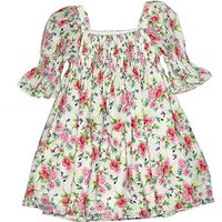 Pippa & Julie Dress: White Floral Pattern Skirts & Dresses - Used - Size 3Toddler