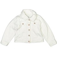 Old Navy Jacket: White Solid Pattern Jackets & Outerwear - Size 2Toddler