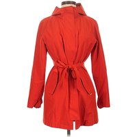 Lands' End Raincoat: Red Jackets & Outerwear - Size X
