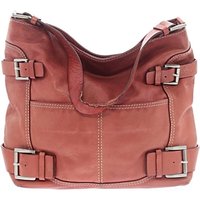 MICHAEL Michael Kors Leather Shoulder Bag: Burgundy Bags