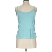 Sigrid Olsen Tank Top Teal Halter Neckline Tops - Used