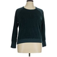 Jumper 1234 Pullover Sweater: Teal Tops - Size