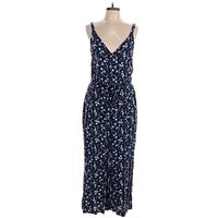 Gap Jumpsuit: Blue Stars Pattern Jumpsuits - Size Medium Tall