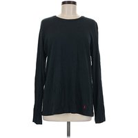 Polo by Ralph Lauren Long Sleeve Top Black Crew Neck Tops - Used