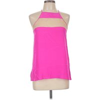 Cami NYC Sleeveless Silk Top Pink Halter Neckline Tops - Used