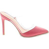 BCBGeneration Mule/Clog: Pink Color Block Pattern Shoes - Size