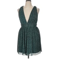 Lulus Cocktail Dress - Wrap: Teal Dresses - Used - Size X