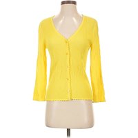Escada Cardigan Sweater: Yellow Sweaters & Sweatshirts - Size