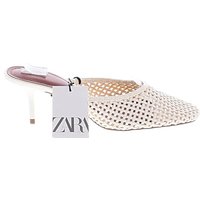 Zara Mule/Clog: White Shoes - Size