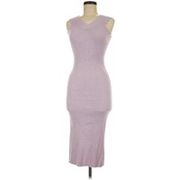 One Grey Day Cocktail Dress - Bodycon: Purple Dresses - Used