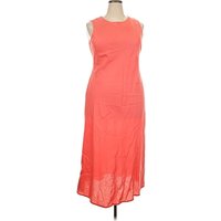 Talbots Casual Dress - Slip dress: Orange Dresses - Used - Size