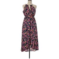 Old Navy Casual Dress: Blue Floral Pattern Dresses - Used