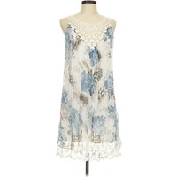 Carla Conti Casual Dress: Ivory Tie-dye Pattern Dresses - Used
