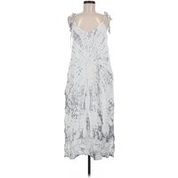 Cocktail Dress - Slip dress: Silver Tie-dye Pattern Dresses