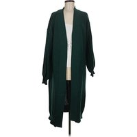 Flat White Cardigan Sweater: Green Sweaters & Sweatshirts
