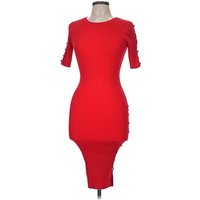 Venus Cocktail Dress - Bodycon: Red Dresses - Used